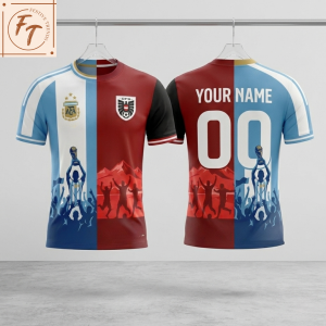 Austria x Argentina Soccer Jersey FIFA World Cup 2026 3 1 16