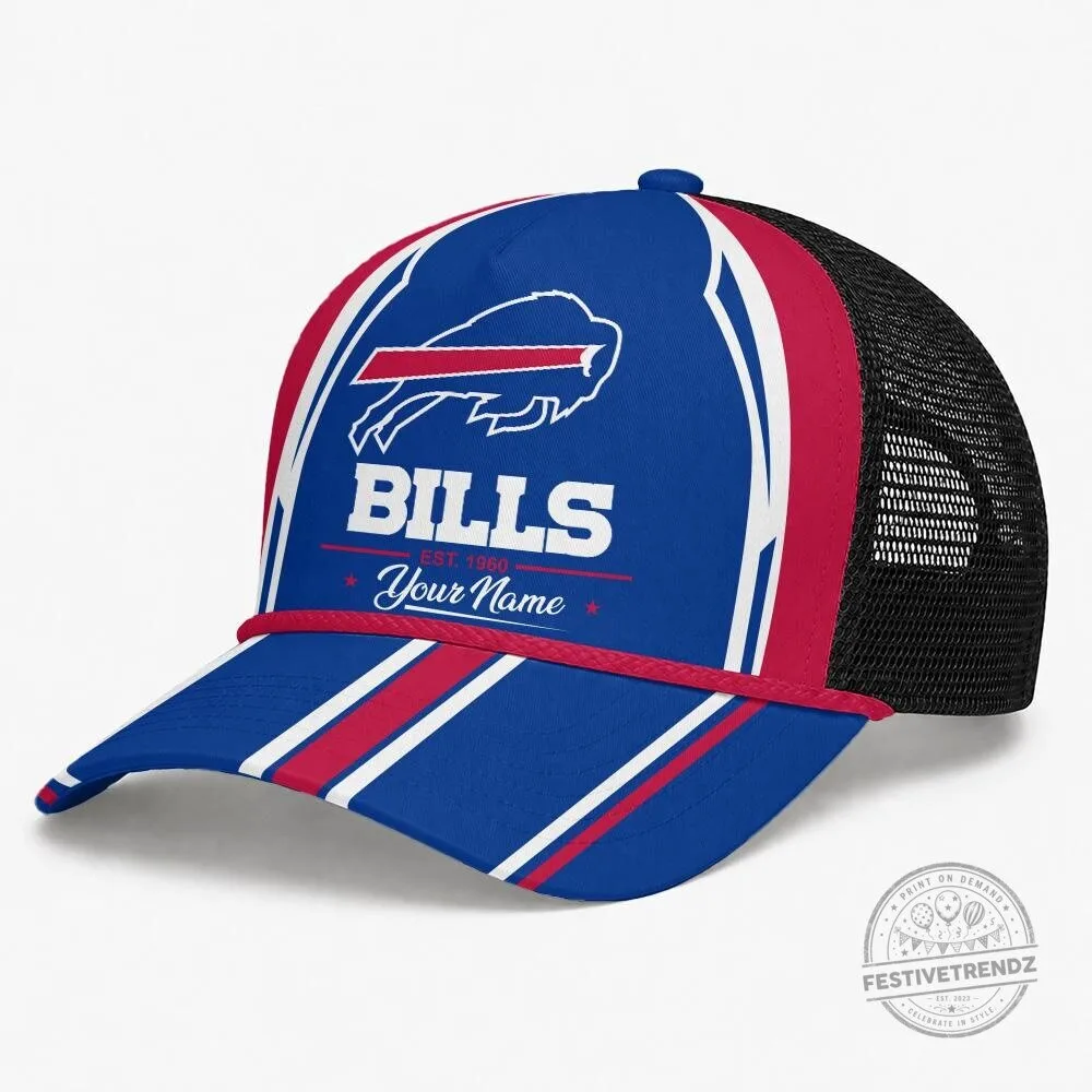 Buffalo Bills Custom Name Blue Baseball Cap Hat and Neck Gaiter Set 10 Buffalo Bills Custom Name Blue Baseball Cap Hat and Neck Gaiter Set
