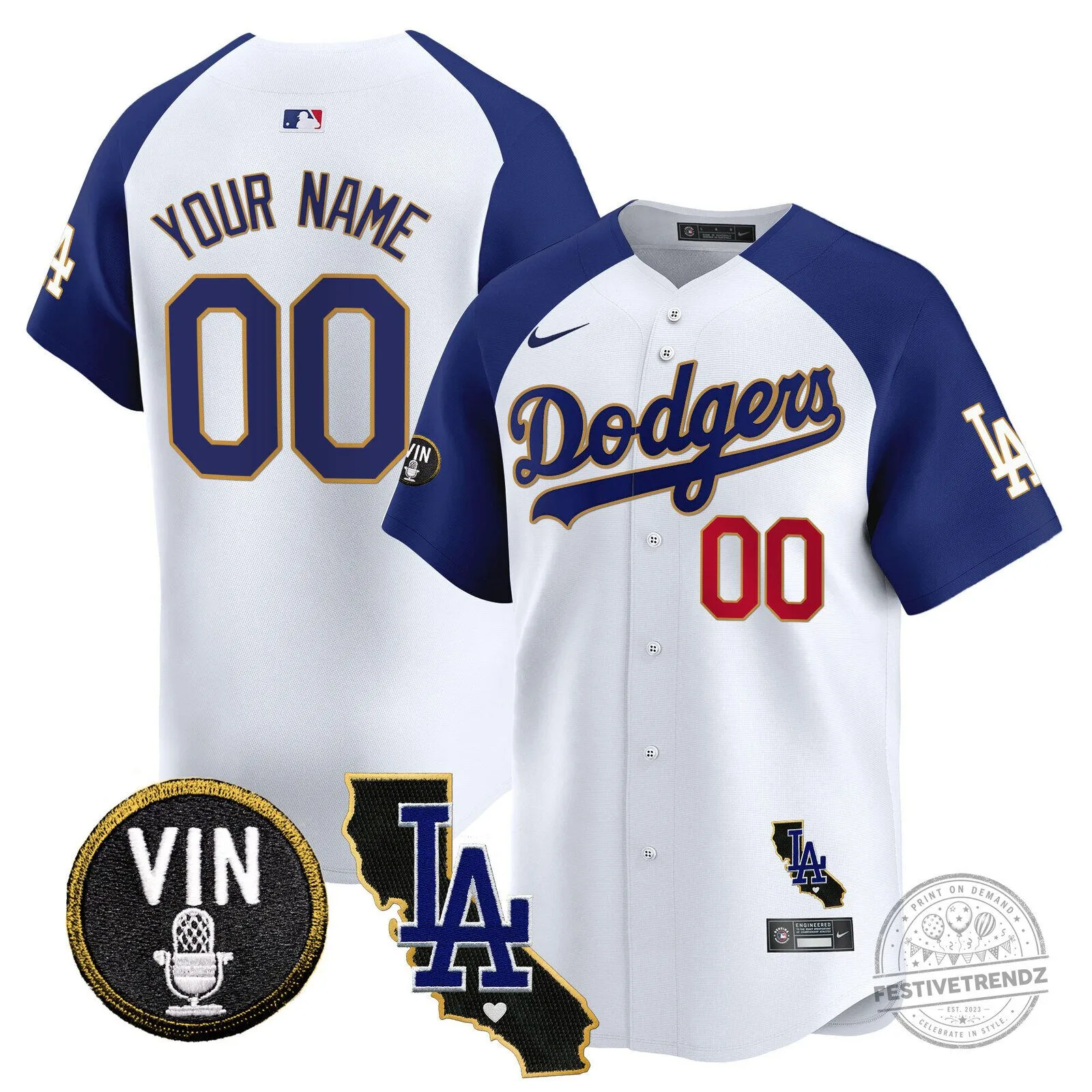 Dodgers Custom Black Gold Trim Vapor Premier Limited Baseball Jersey 9 Dodgers Custom Black Gold Trim Vapor Premier Limited Baseball Jersey