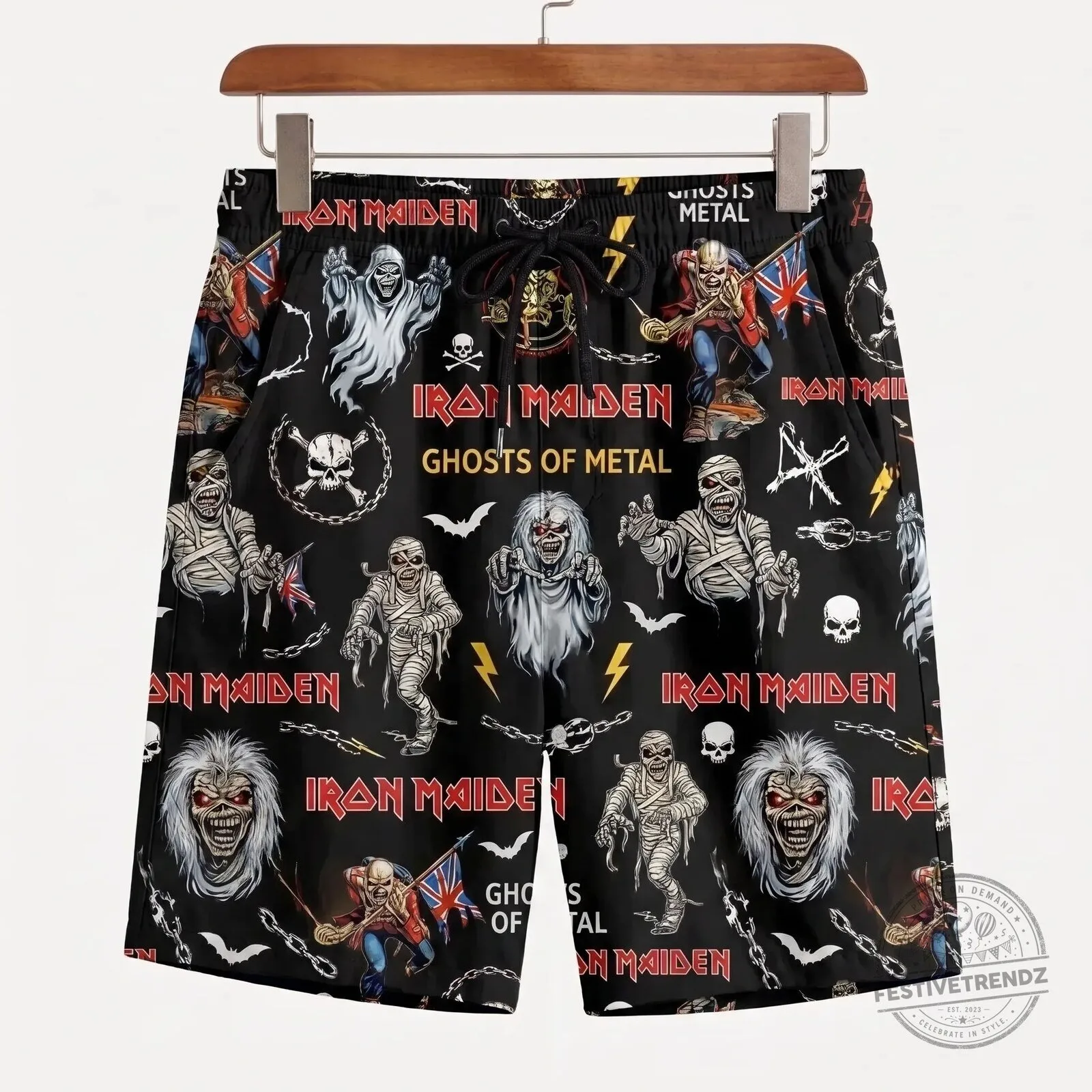 Iron Maiden Ghosts of Metal Halloween Hawaiian Shirt 5 Iron Maiden Ghosts of Metal Halloween Hawaiian Shirt