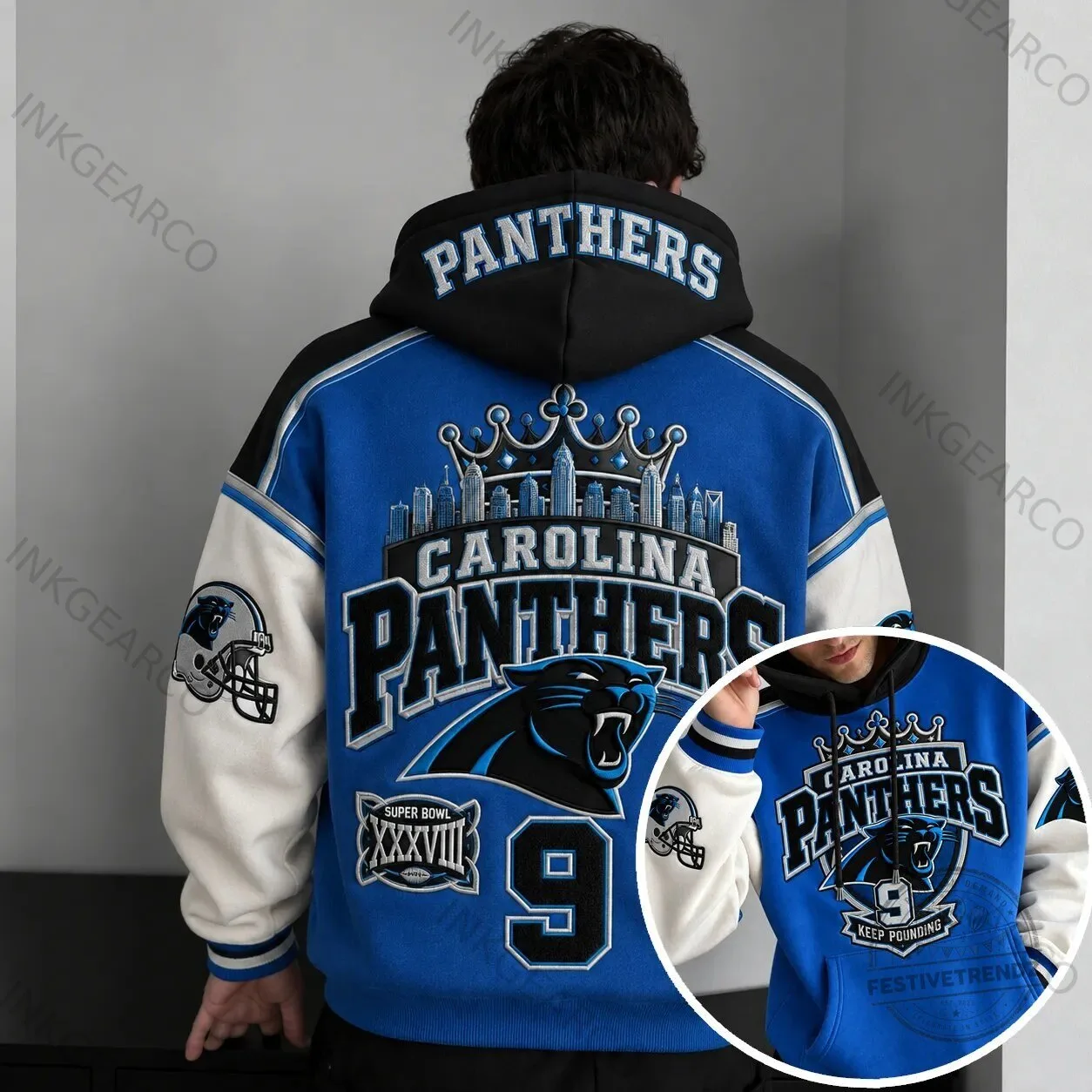 Carolina Panthers Super Bowl XXXVIII Champions Hoodie