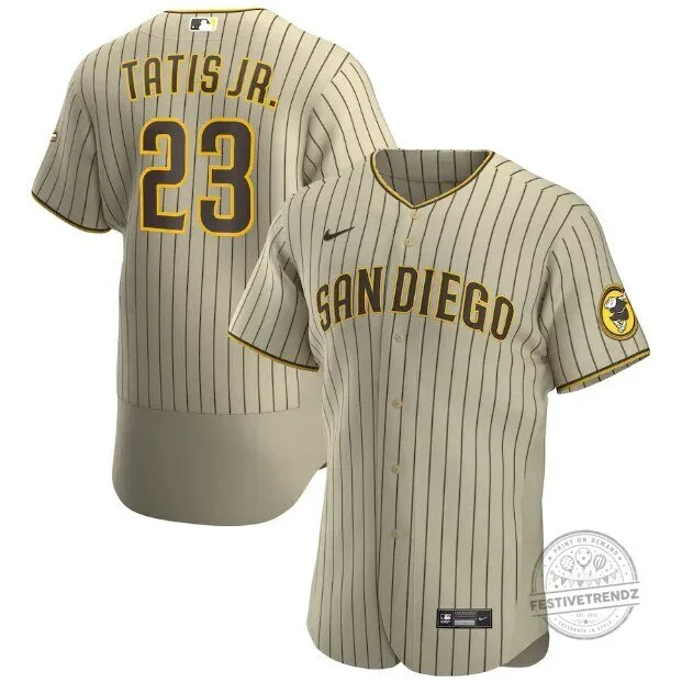 San Diego Padres Fernando Tatis Jr. Pinstripe Baseball Jersey