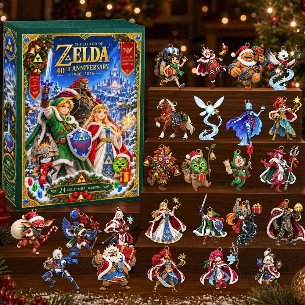 The Legend of Zelda 40th Anniversary Christmas Advent Calendar Figurine Set
