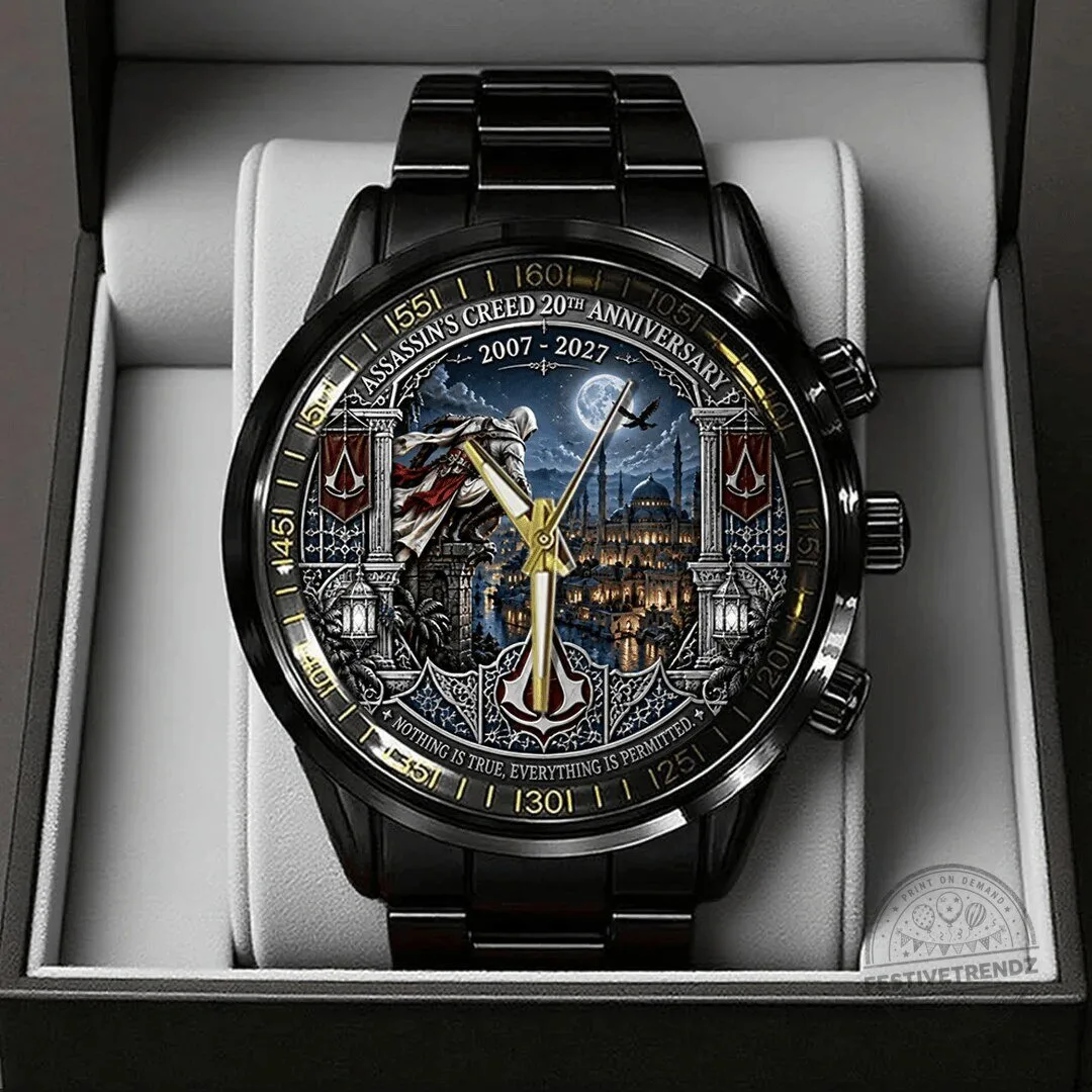 20th Anniversary Limited Edition Watch in Stainless Steel for Assassin's Creed