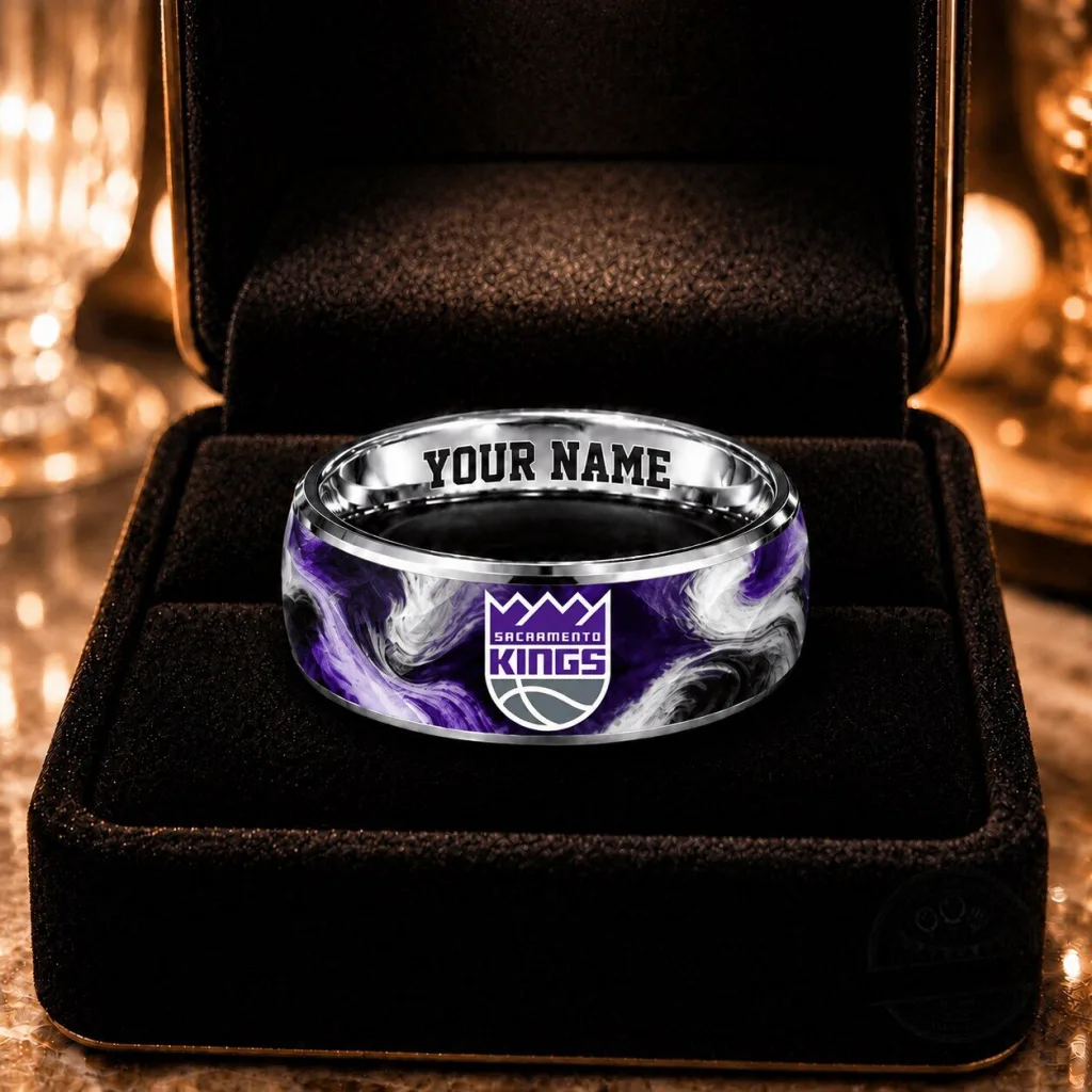 Sacramento Kings NBA Basketball Team Custom Name Ring Sacramento Kings NBA Basketball Team Custom Name Ring
