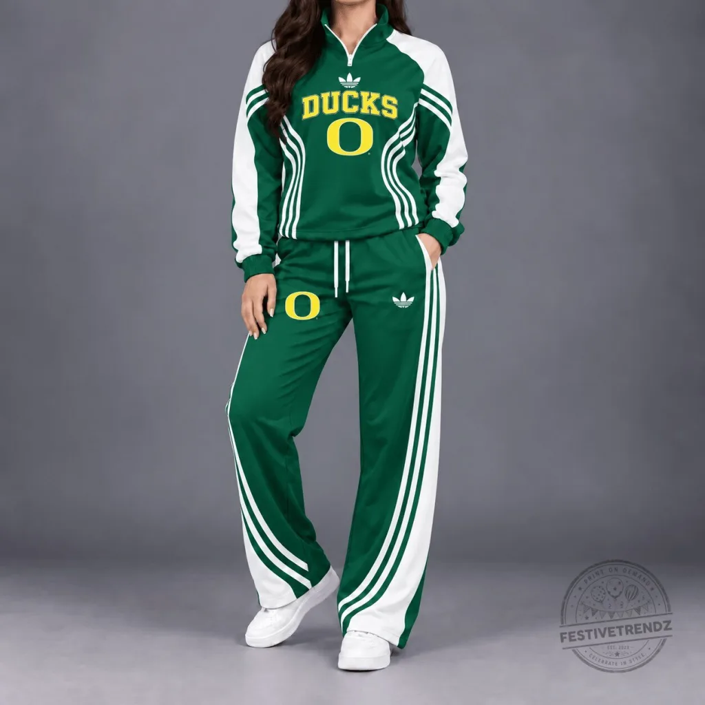 Oregon Ducks NCAA Victory Line Athletic Quarter-Zip Track Jacket Oregon Ducks NCAA Victory Line Athletic Quarter-Zip Track Jacket