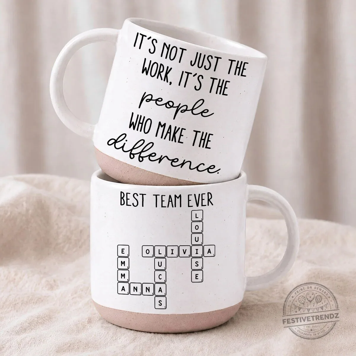 Personalized Best Team Ever Crossword Puzzle Coffee Mug 7 Personalized Best Team Ever Crossword Puzzle Coffee Mug