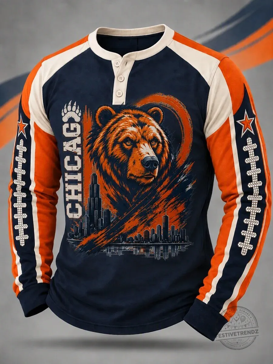 Chicago Bears Gameday Football Long Sleeve T-Shirt