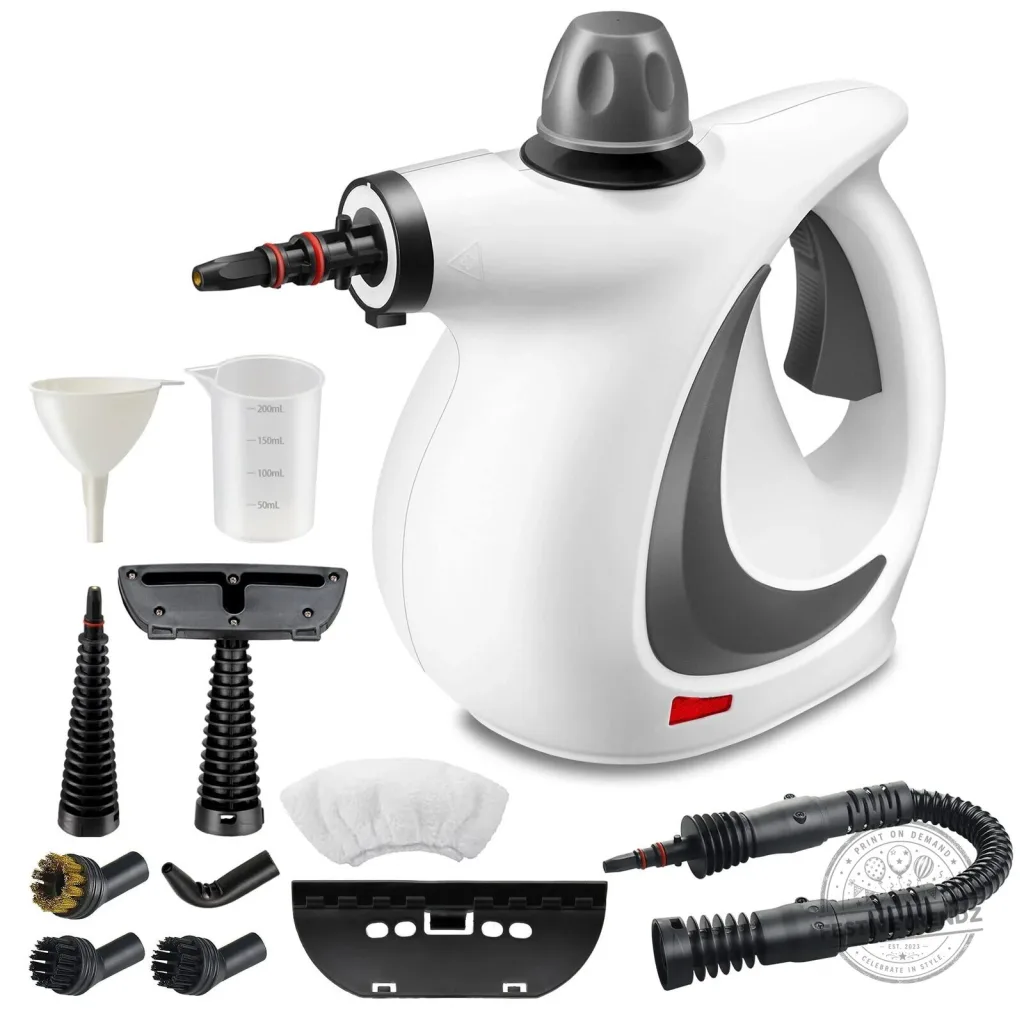 Handheld Pressurized Steam Cleaner Kit with 11 Accessories for Home Cleaning Handheld Pressurized Steam Cleaner Kit with 11 Accessories for Home Cleaning