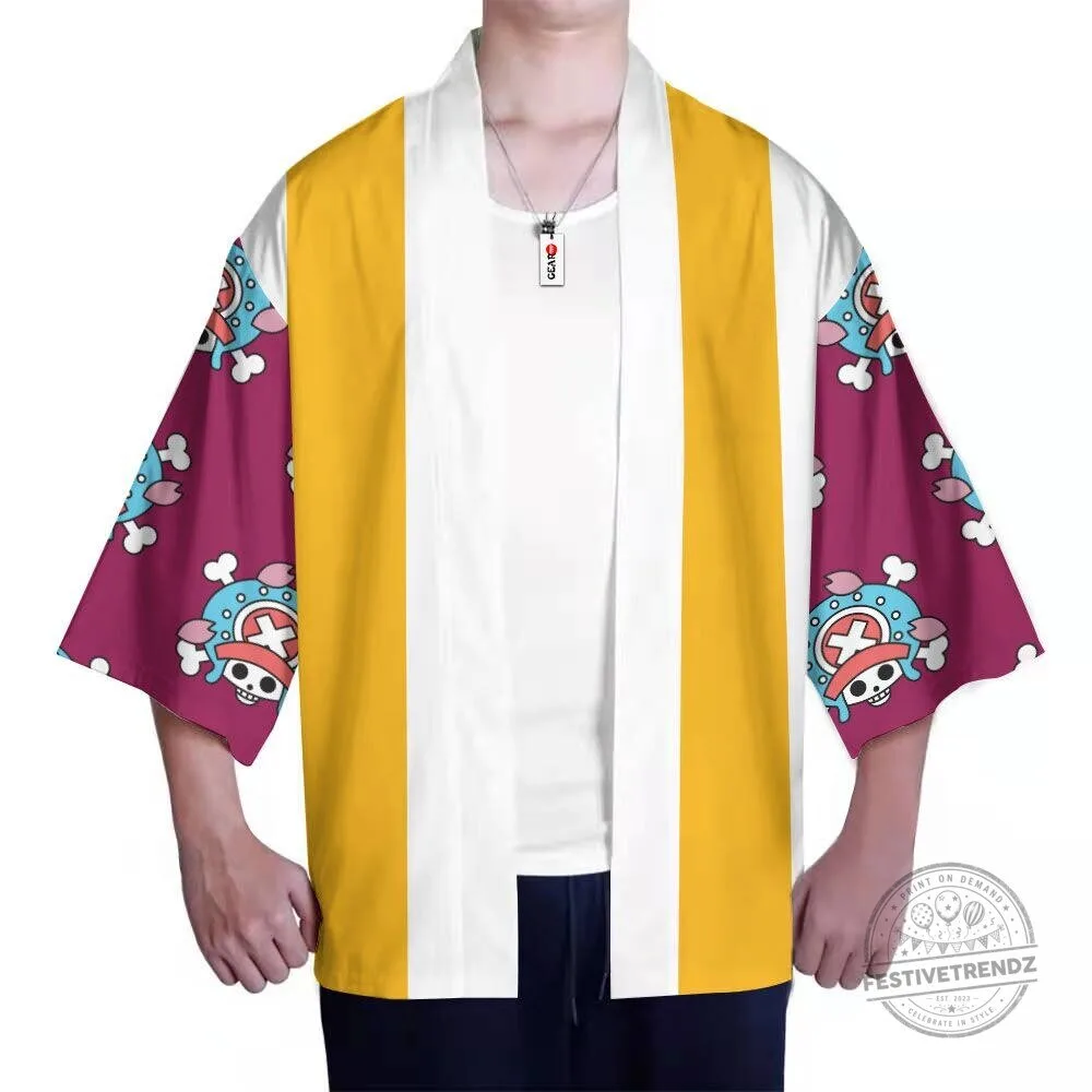 One Piece Tony Tony Chopper Kimono Cardigan 6 One Piece Tony Tony Chopper Kimono Cardigan