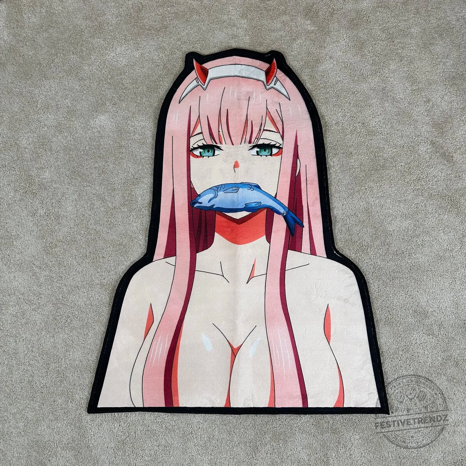 Darling in the Franxx Zero Two Anime Character Area Rug