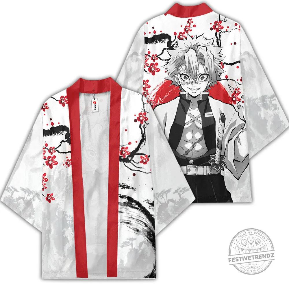 Shinazugawa Sanemi Demon Slayer Anime Kimono Cardigan Jacket