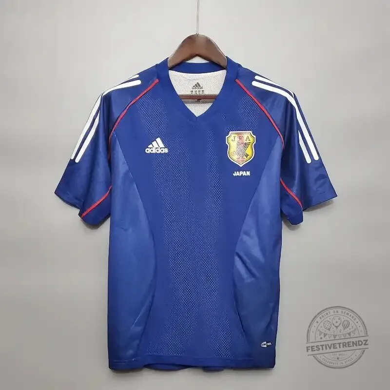 Japan National Football Team 2002 Home Kit Retro Soccer Jersey