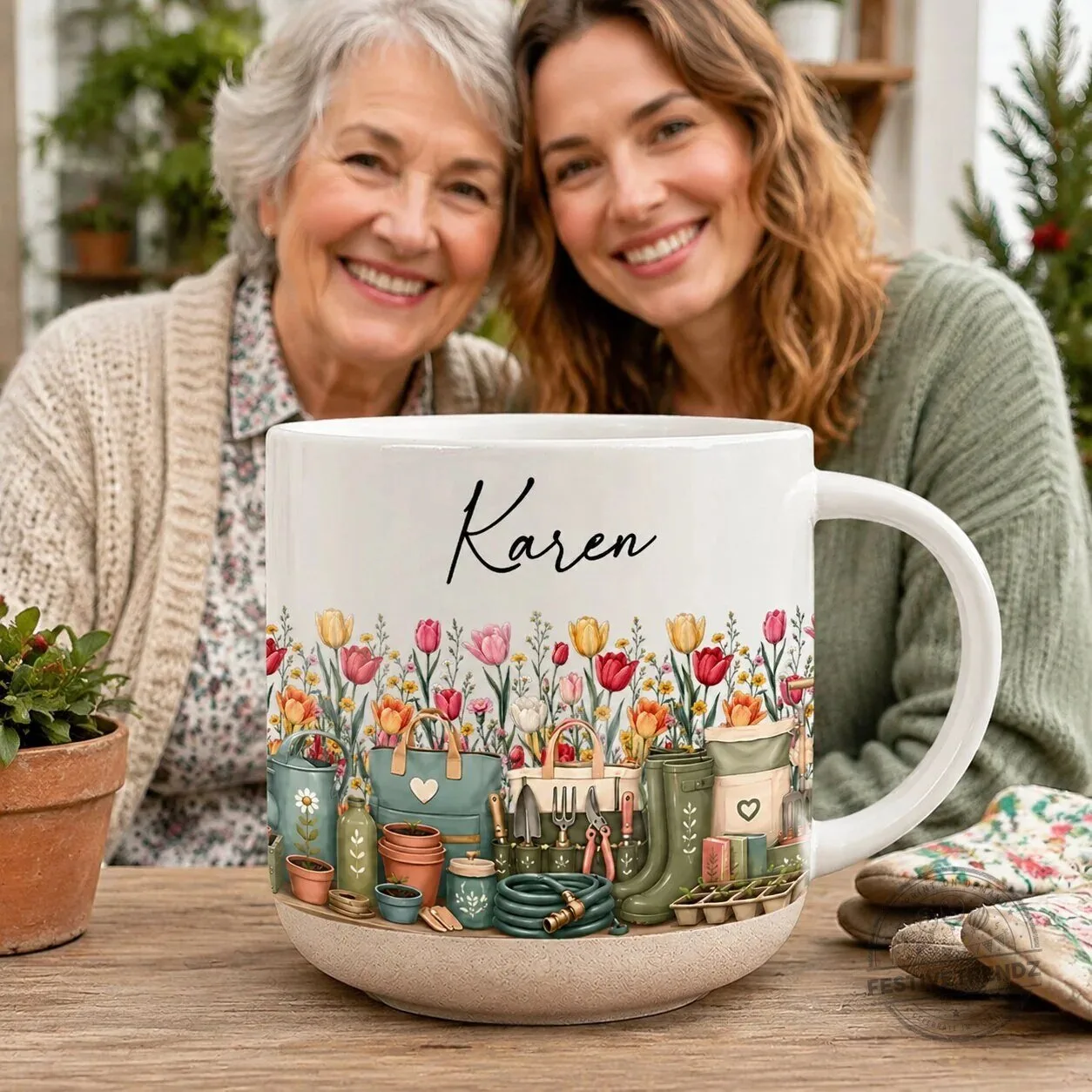 Personalized Gardening Tools and Flowers Mug for Gardeners 10 Personalized Gardening Tools and Flowers Mug for Gardeners